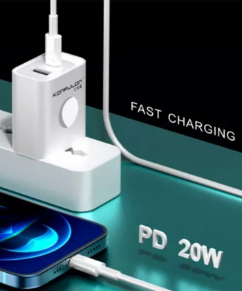 شارژر دیواری سریع کانفلون Konfulon C70Q Type-C PD 22.5W Travel Quick Charger
