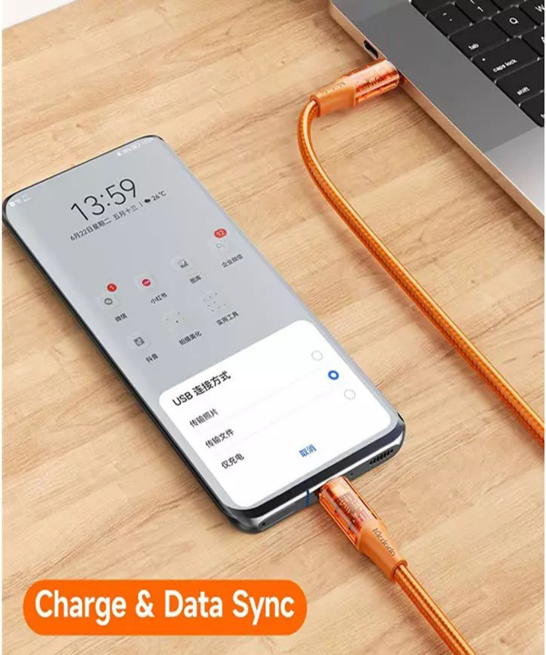 کابل سوپر فست شارژ و انتقال داده تایپ سی به تایپ سی 1.8 متری مک دودو MCDODO CA-211 100W Charging Cable