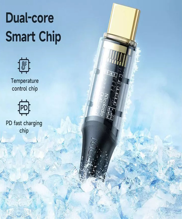 کابل سوپر فست شارژ و انتقال داده تایپ‌سی به تایپ‌سی 1.8 متری مک‌دودو MCDODO CA-211 100W Charging Cable