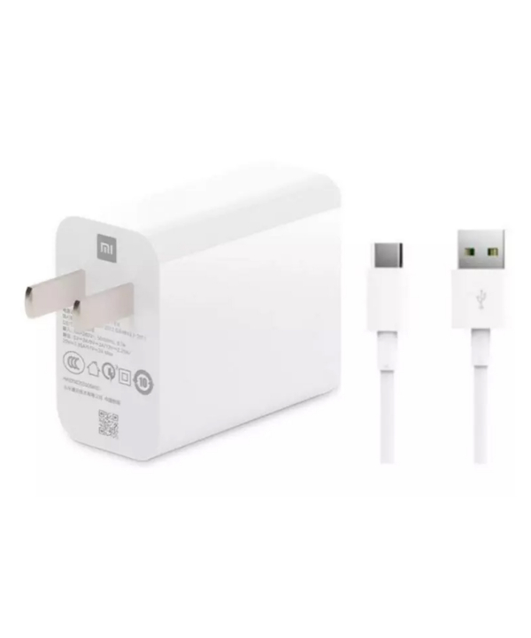 شارژر دیواری فست اصلی با کابل تایپ سی شیائومی Xiaomi 33W Fast Charger MDY-11-EX