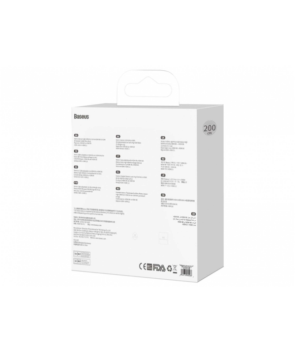 کابل اچ‌دی‌ام‌آی 2 متری بیسوس Baseus HDMI 8K to HDMI 8K Cable WKGQ000101