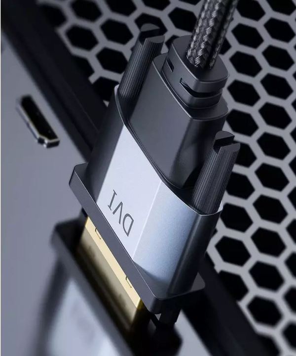 کابل تبدیل دی‌وی‌آی 1 متری بیسوس Baseus Enjoyment Series DVI Male To DVI Male Cable CAKSX-Q0G