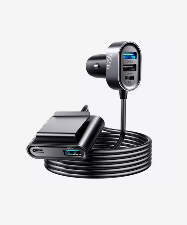 شارژر فندکی خودرو فست‌شارژ 5 پورت جویروم JOYROOM JR-CL05 5-Port Fast Car Charger 72W