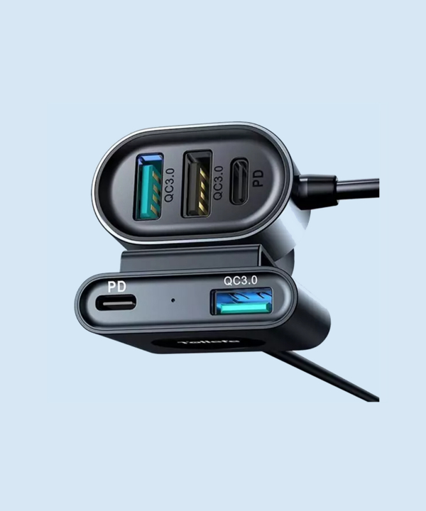 شارژر فندکی خودرو فست‌شارژ 5 پورت جویروم JOYROOM JR-CL05 5-Port Fast Car Charger 72W