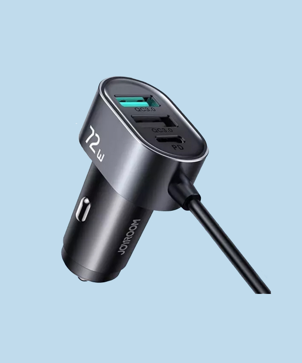 شارژر فندکی خودرو فست‌شارژ 5 پورت جویروم JOYROOM JR-CL05 5-Port Fast Car Charger 72W