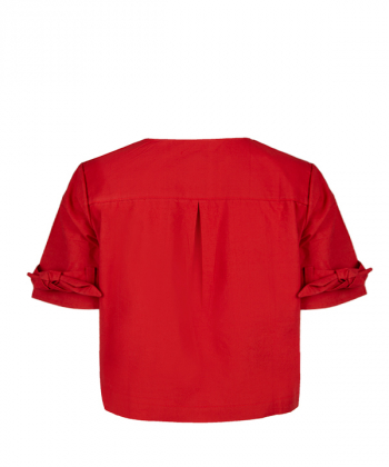 بلوز زنانه آستین کوتاه و کراپ آر ان اس RNS