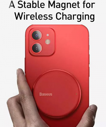 شارژر وایرلس مگنتی بیسوس Baseus Simple mini Magnetic Wireless Charger
