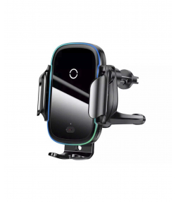 پایه نگهدارنده و شارژر وایرلس بیسوس Baseus Light Electric Car Holder Wireless Charger