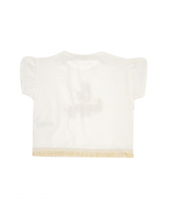 تیشرت آستین کوتاه دخترانه ملورینا مدل 8146