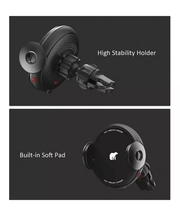پایه نگهدارنده و شارژر وایرلس داخل خودرو شیائومی Xiaomi Shunzao VB1-W Car Charger