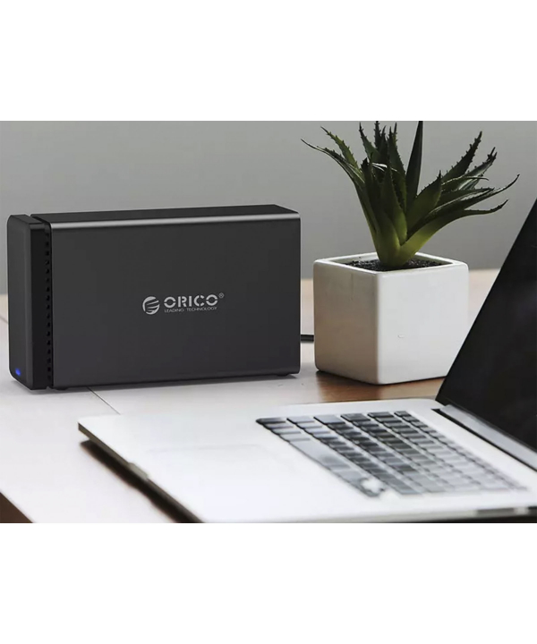 باکس هارد درایو 2.5 اینچی تایپ سی اوریکو ORICO NS200C3 2 Bay Type-C Hard Drive Dock