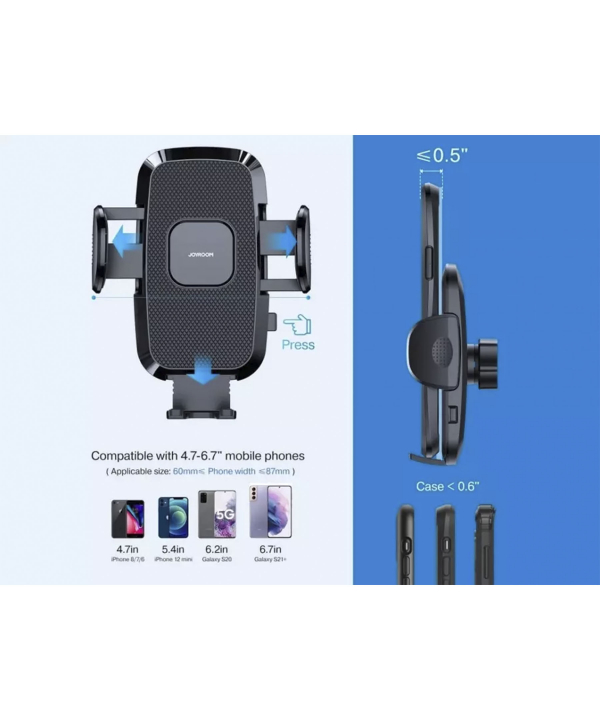 پایه نگهدارنده موبایل داخل خودرو جویروم Joyroom Mechanical Car holder ( Long arm sucker) JR-ZS259