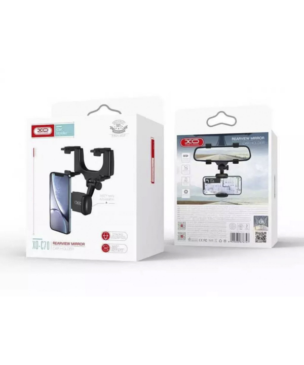 پایه نگه‌دارنده موبایل آینه‌ای خودرو ایکس‌او XO car holder for rearview mirror C70