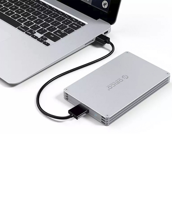 باکس هارد 2.5 اینچی فلزی اوریکو ORICO-DY252U3 2.5 inch 2 Bay USB3.0 Hollow Hard Drive Enclosure