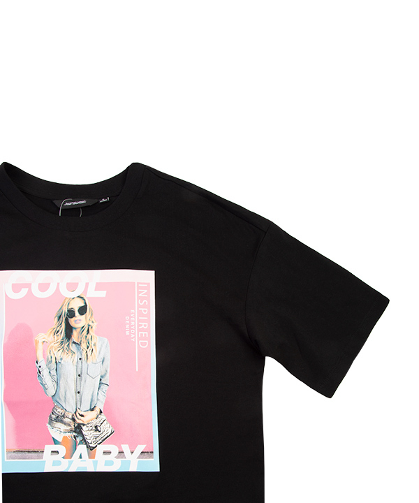 تیشرت زنانه یقه گرد جین وست Jeanswest