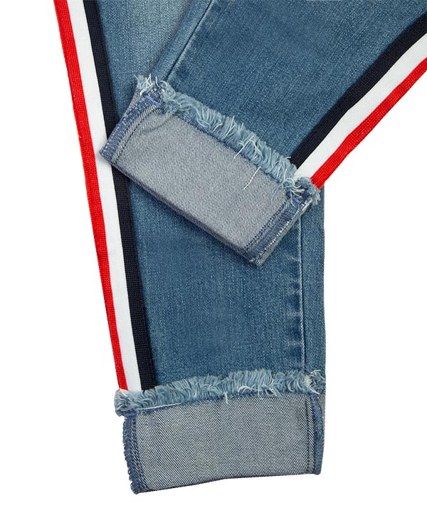 شلوار جین پسرانه کمر کشی آبی جین وست Jeanswest