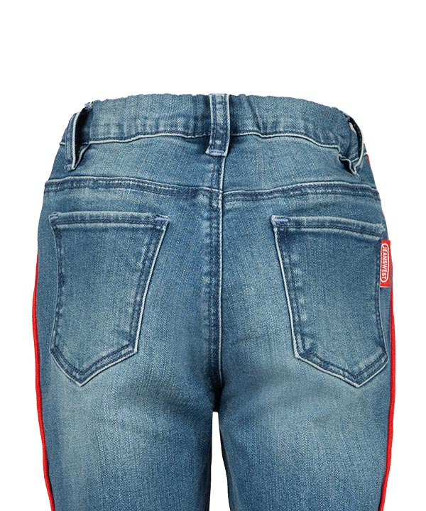 شلوار جین پسرانه کمر کشی آبی جین وست Jeanswest
