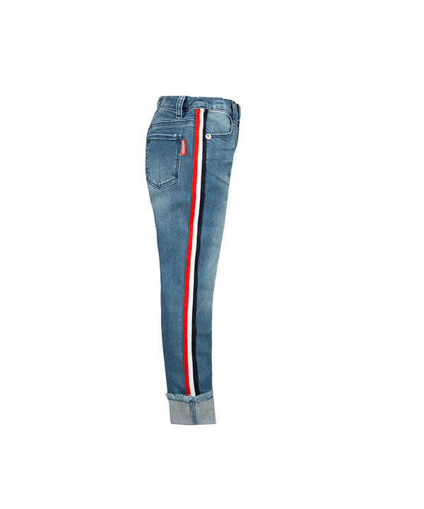 شلوار جین پسرانه کمر کشی آبی جین وست Jeanswest