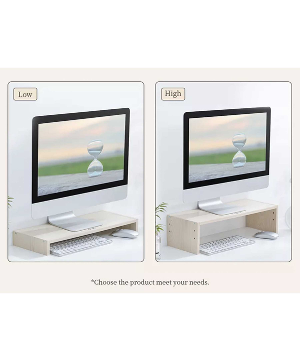 پایه نگهدارنده مانیتور چوبی اوریکو با ارتفاع 61 میلی متر ORICO-MSR-01 Monitor Holder