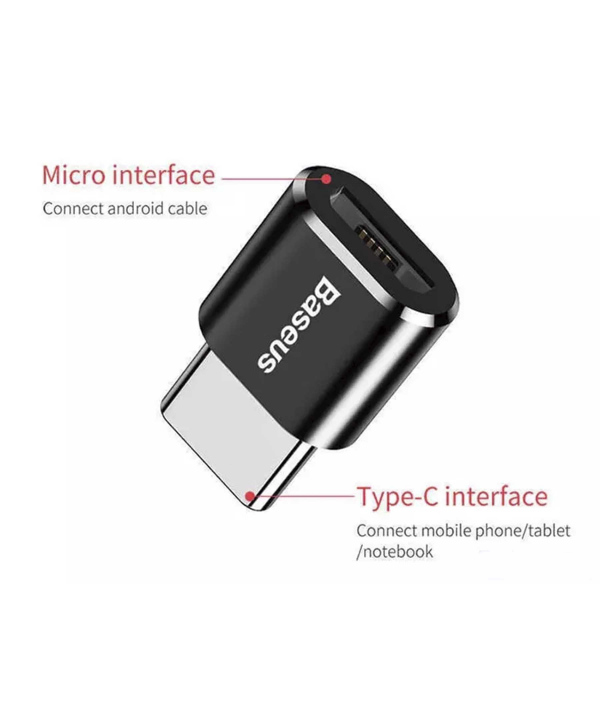 مبدل تایپ سی به میکرو یو اس بی بیسوس Baseus Type-C to Micro USB Adapter