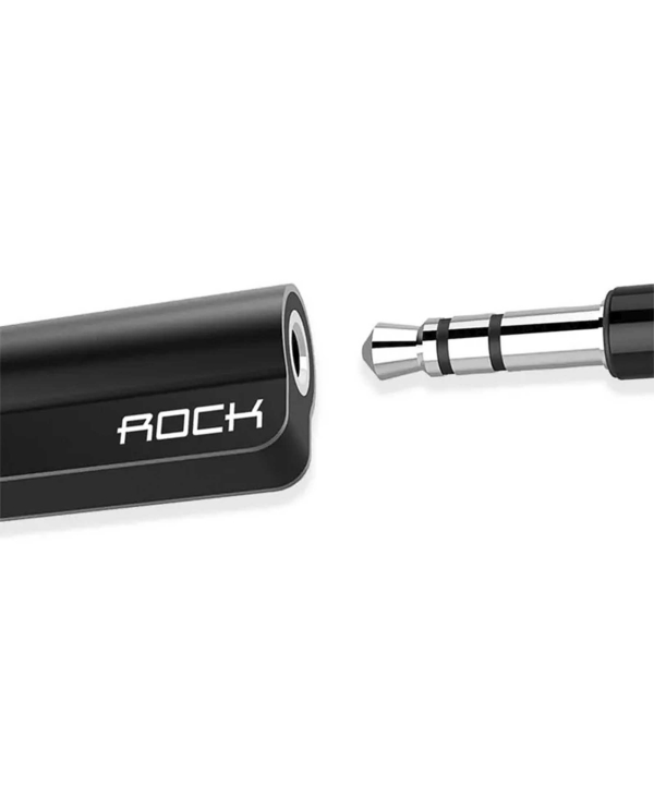 مبدل لایتنینگ به لایتنینگ راک Rock RCB0588 Lightning Audio Cable