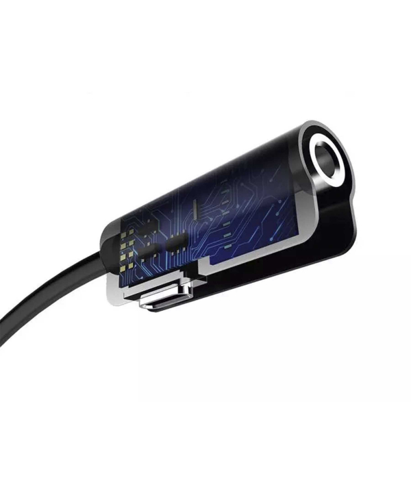 مبدل لایتنینگ به لایتنینگ راک Rock RCB0588 Lightning Audio Cable