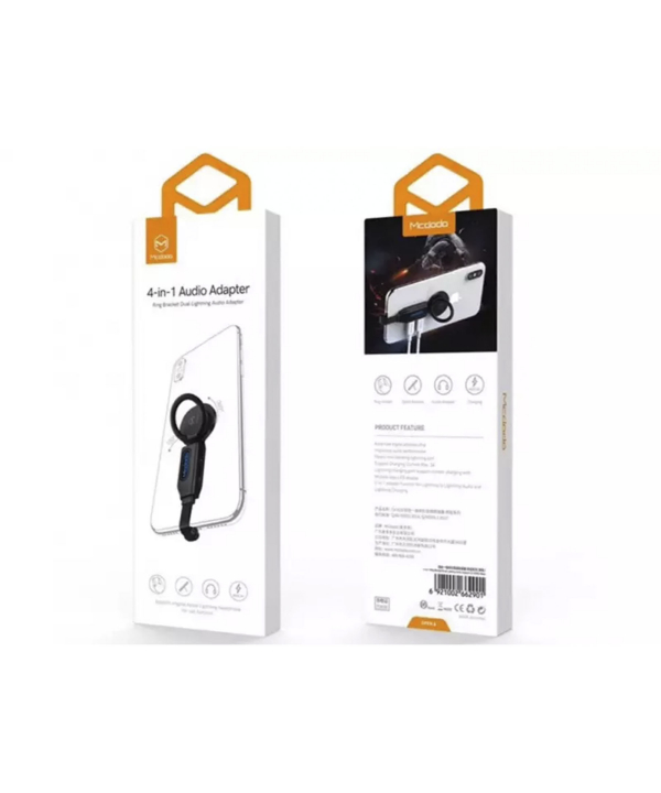 مبدل 4 در 1 لایتنینگ و صدا مک دودو Mcdodo CA-629 4in1 Ligtning Audio Adapter