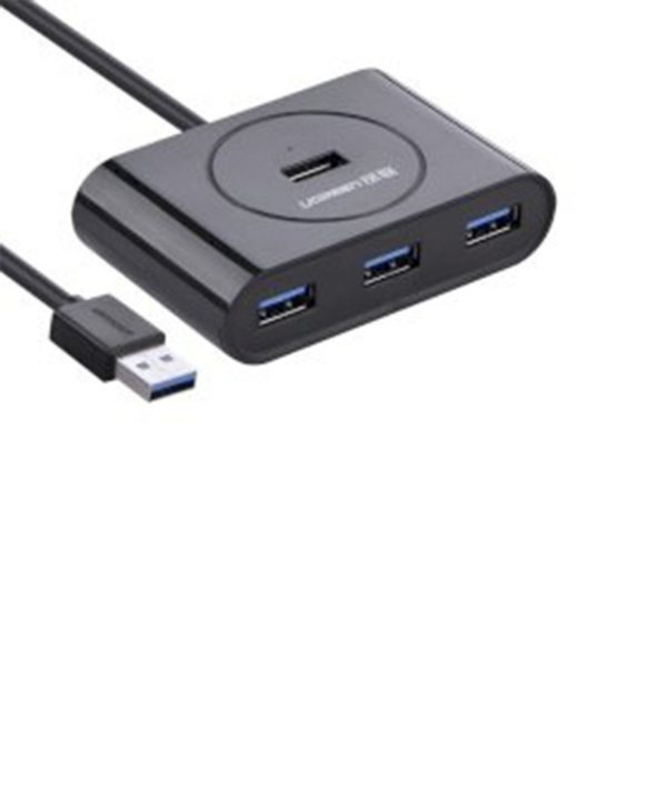 پاورهاب یو اس بی 4 پورت دو متر یوگرین Ugreen CR113 30291 USB3.0 HUB 4 port