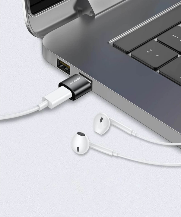 مبدل یو اس بی به تایپ سی جویروم Joyroom USB male to Type-C female adapter-2pcs S-H152