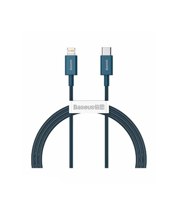 کابل شارژ سریع تایپ سی به لایتنینگ بیسوس Baseus Superior Series Type-C to iP PD 20W Fast Charging 2m