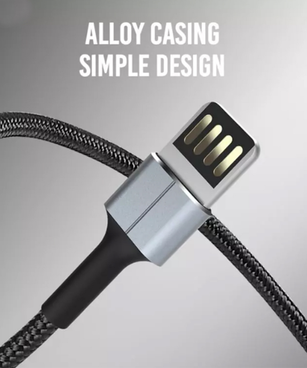 کابل شارژ سریع و انتقال داده میکرو به یواس‌بی یک متری ایکس‌او XO double side insert charging cable MICRO USB NB116