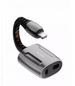 مبدل لایتنینگ به لایتنینگ و جک 3.5mm مک دودو CA-6340 Mcdodo Dual، jack 3.5mm Transmission