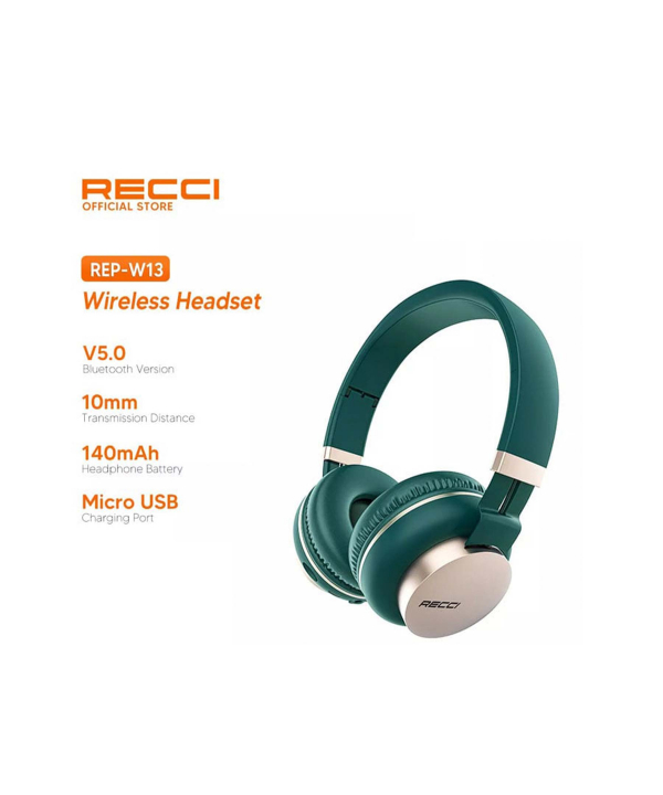 هدفون بیسیم گیمینگ رسی Recci rep-w13 wireless gaming headset