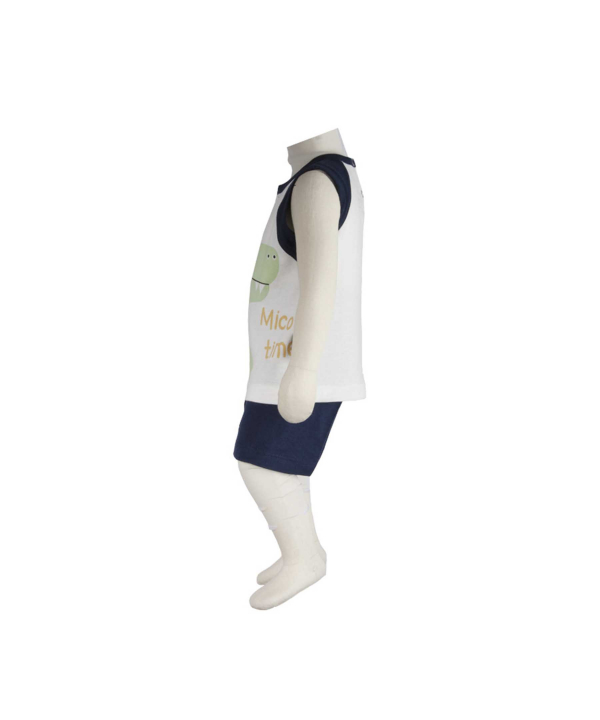 تاپ و شلوارک نوزادی پسرانه آدمک adamak کد 2300011