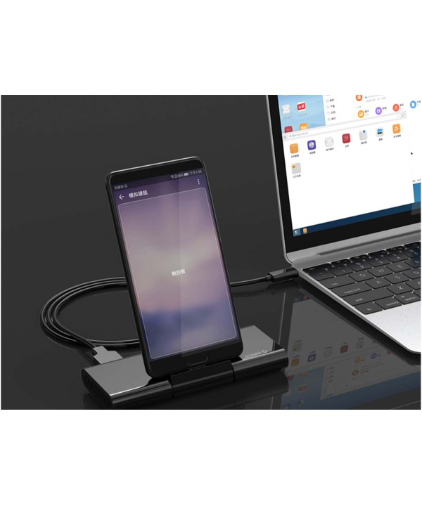 هاب چندکاره و استند شارژ اوریکو ORICO XC-401 Type-C Multifunction Docking Station with Stand