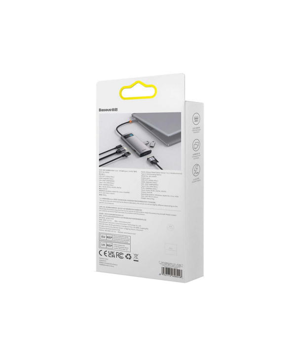 هاب تایپ‌سی 7 پورت بیسوس Baseus WKWG040013 7-in-1 Multifunctional Type-C HUB