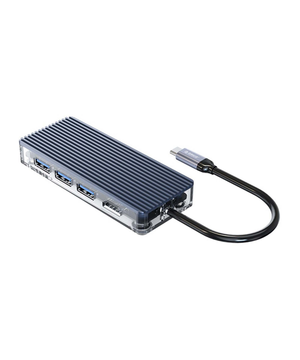 هاب تایپ سی اوریکو Orico WB-7P Type-C 7-in-1 Transparent Hub