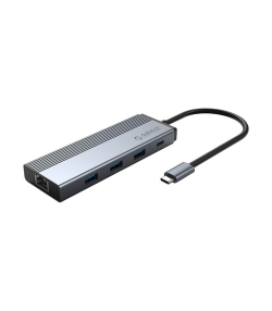 هاب تایپ سی 5 پورت اوریکو ORICO 5SXRJ Type-C five-in-one multifunctional dock