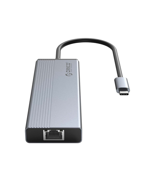 هاب تایپ سی 5 پورت اوریکو ORICO 5SXRJ Type-C five-in-one multifunctional dock