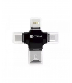 او تی جی کارتخوان کوتتسی Coteetci iUSB 4 In 1 Card Reader CS5125