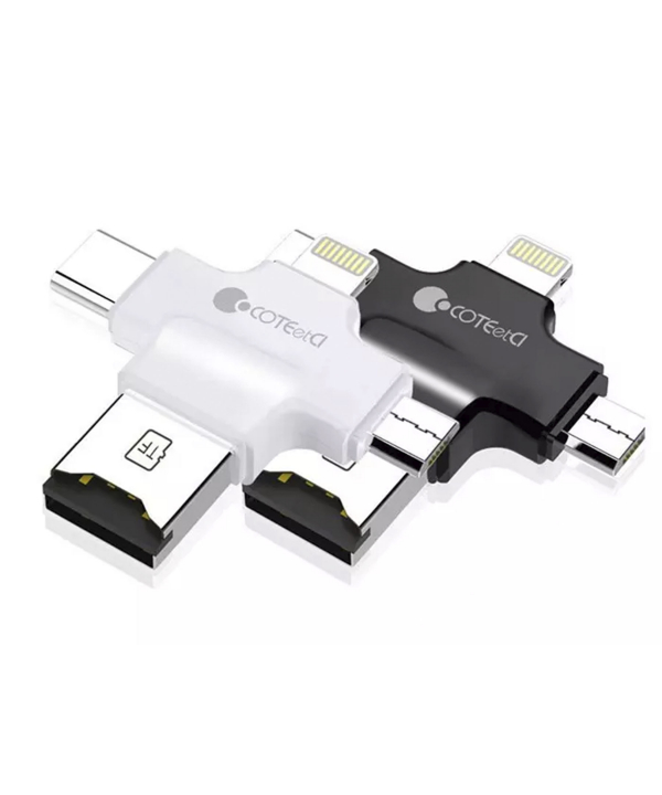 او تی جی کارتخوان کوتتسی Coteetci iUSB 4 In 1 Card Reader CS5125