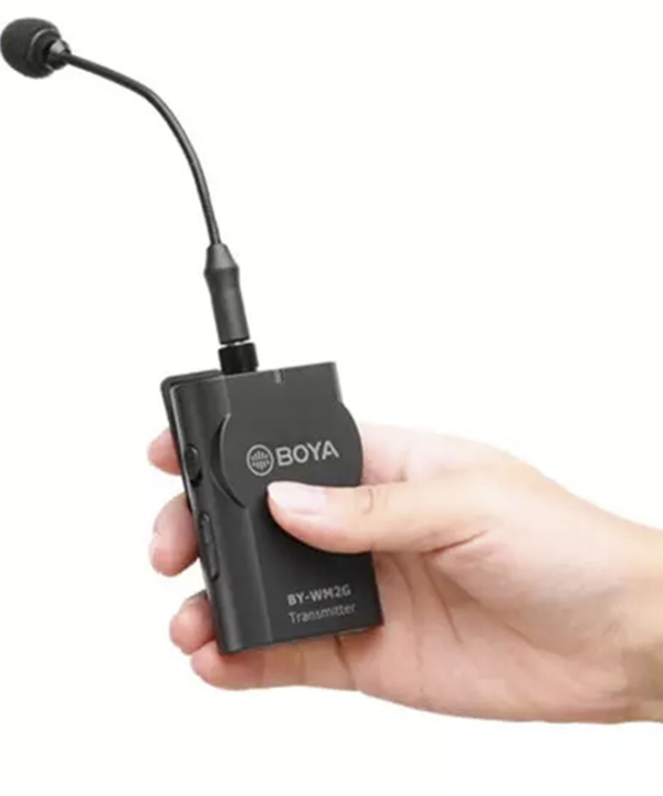 میکروفون مصاحبه بی سیم بویا BOYA by-um2 3.5mm TRS Locking Omni Mic for Wireless Lav Systems