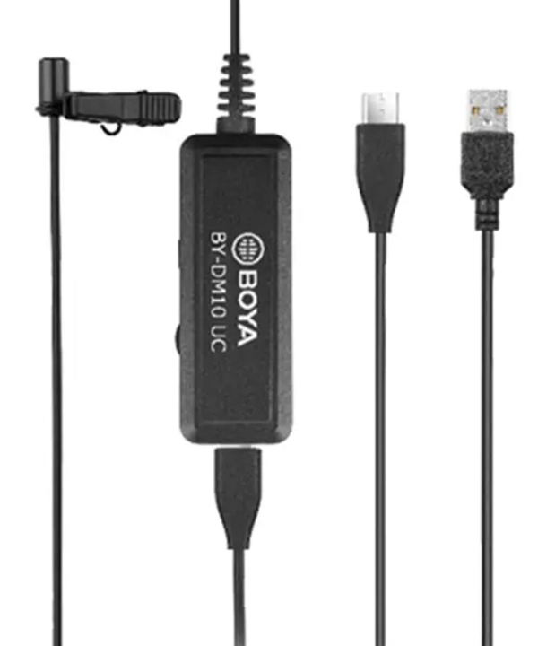 میکروفون با سیم یقه ای بویا BOYA BY-DM10 Microphone with Lightning and USB Type-A Cables