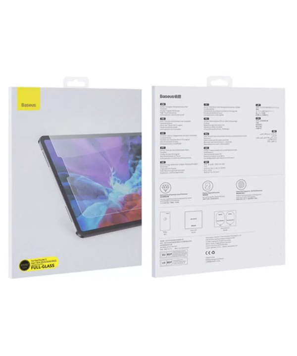 محافظ صفحه‌نمایش شیشه‌ای شفاف بیسوس Baseus SGBL021002 0.3mm glass iPad Pro/Air3 10.5 inch - iPad 7/8/9 10.2 inch