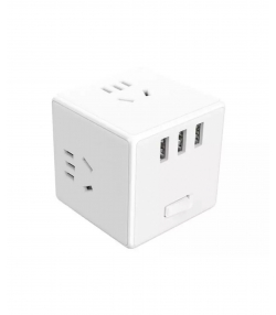 چند راهی مکعبی قابل اتصال به پریز میجیا شیائومی Xiaomi Mijia Magic Cube Socket Plug Multifunctional USB Charger