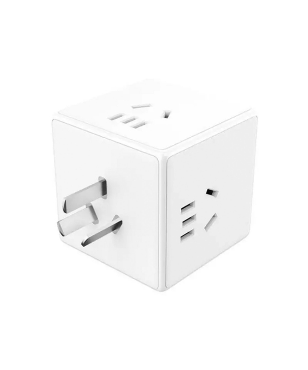 چند راهی مکعبی قابل اتصال به پریز میجیا شیائومی Xiaomi Mijia Magic Cube Socket Plug Multifunctional USB Charger