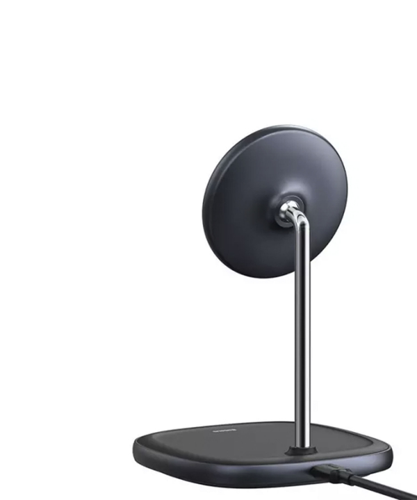 استند شارژر وایرلس بیسوس Baseus Swan Magnetic Desktop Bracket Wireless Charger