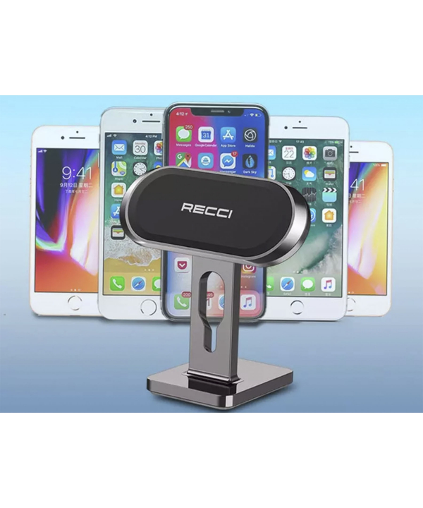هولدر موبایل داخل خودرو مغناطیسی رسی Recci Magnetic Carholder RHO-C20
