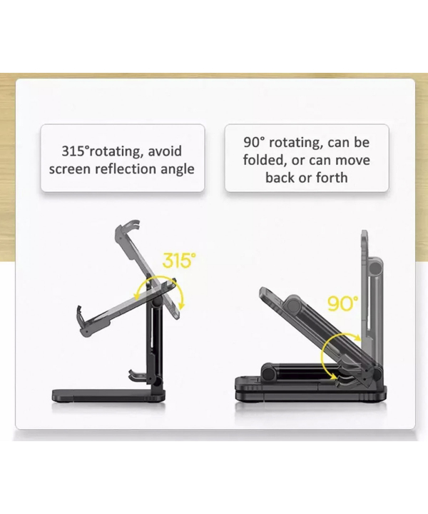 هولدر رومیزی گوشی موبایل و تبلت یوسامز Usams US-ZJ059 Retractable Phone Holder