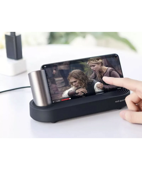 داک شارژ تایپ سی چند کاره راک Rock Cloud-on Type-C Docking Station RCB0652